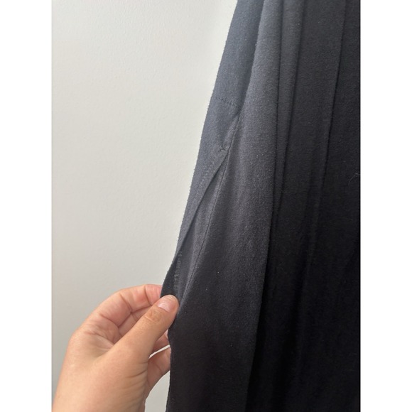 Free People Beach Women's Black All Day Long Midi T-Shirt Dress Small - Picture 7 of 8